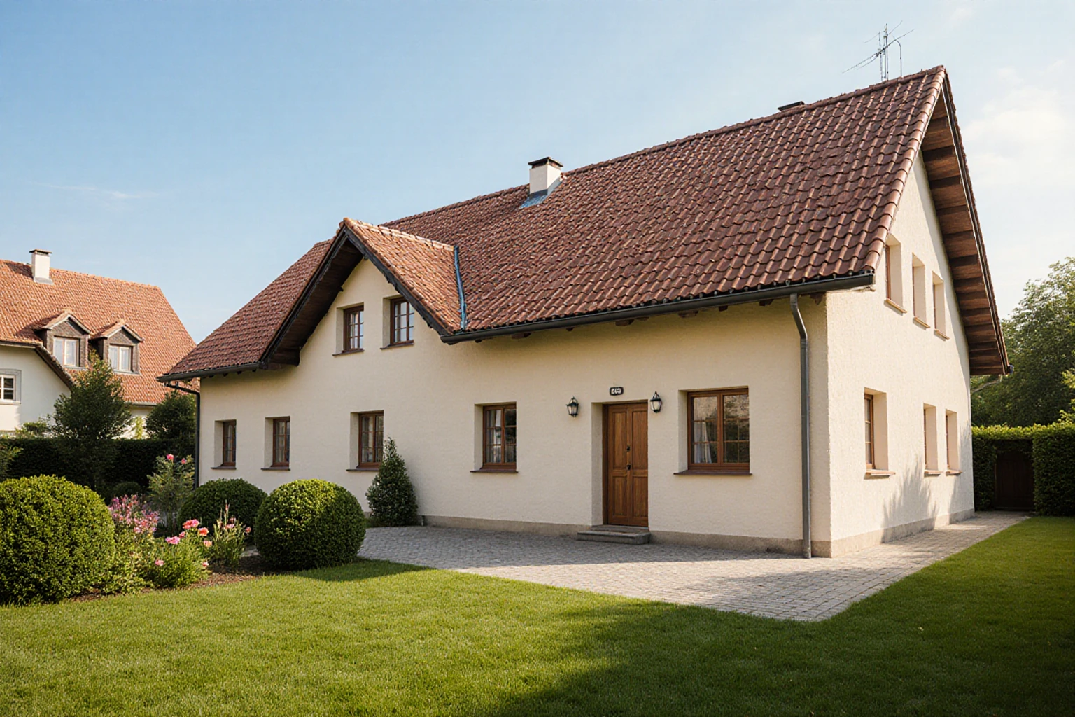 Gepflegtes Wohnhaus mit Garten